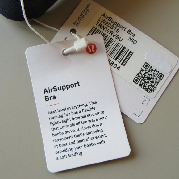 Lululemon AirSupport Bra *High Support, C–DDD Cups True Navy / River Blue - Picture 4 of 6